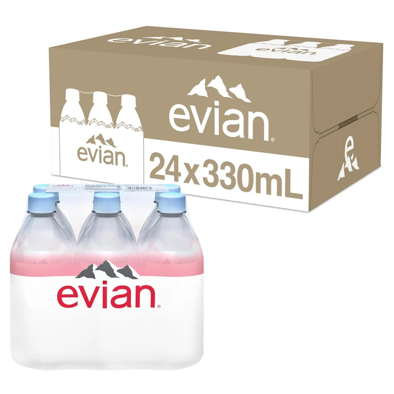 Evian spring water product photo